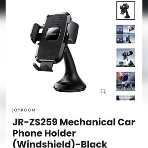 Black Car Phone Holder